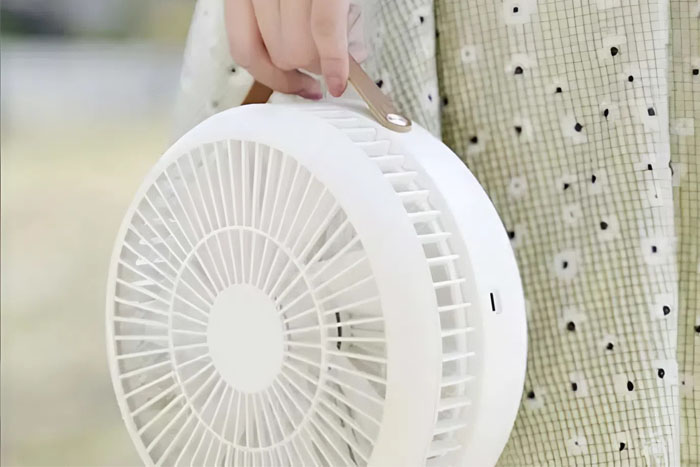 Quạt tích điện gấp gọn 3Life/Guzi 008